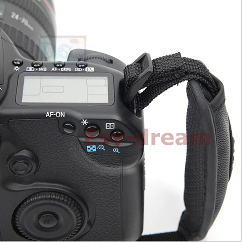 Ремешок из искусственной кожи для камеры Canon Nikon Sony Pentax DSLR SLR как E2|leather camera hand strap|dslr