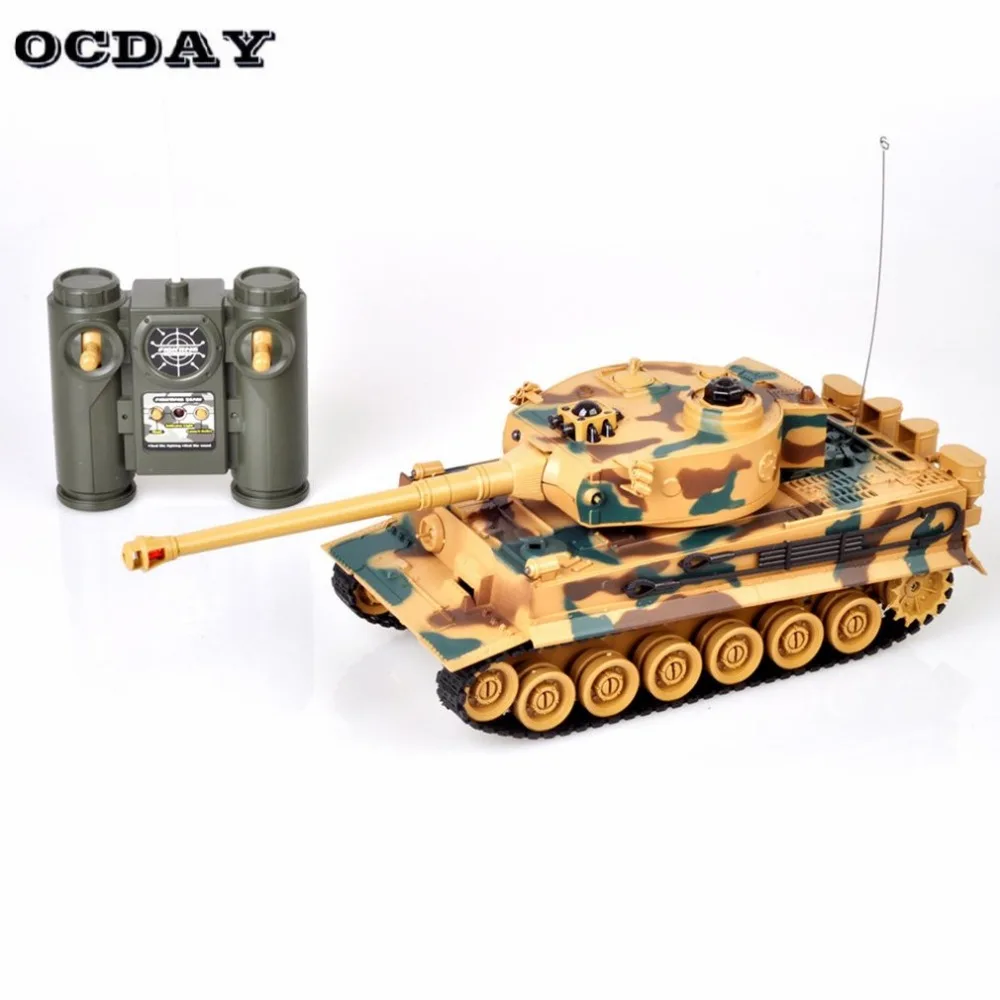 

1:28 2.4G RC Tank Germany Tiger 103 Fighting Battle Tank Remote Control Toys with Musical Flashing for Child Kids Boy hi