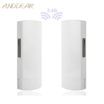 

2 pieces 1-3km 300 Mbit open router CPE 2.4G wireless access point router Wi-Fi bridge device wifi extender dual band repeater
