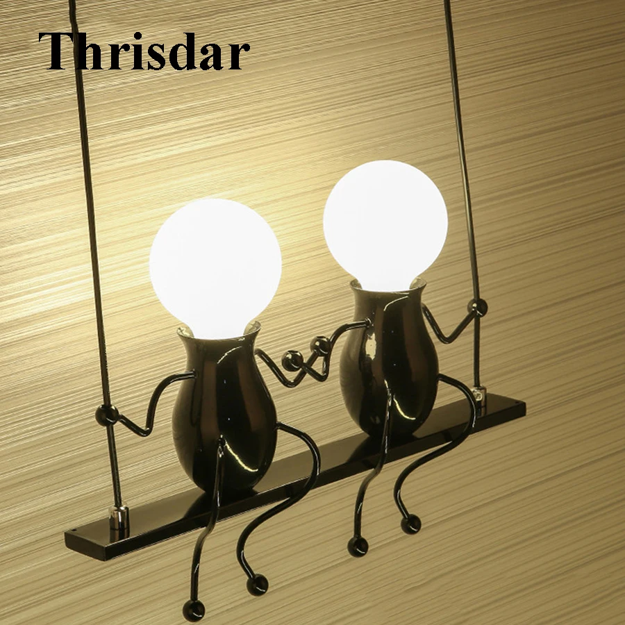 

Thrisdar E27 Cartoon Kids Wall Light LED Children Bedroom Study Wall Light Creative Bedside Corridor Aisle Balcony Home Light
