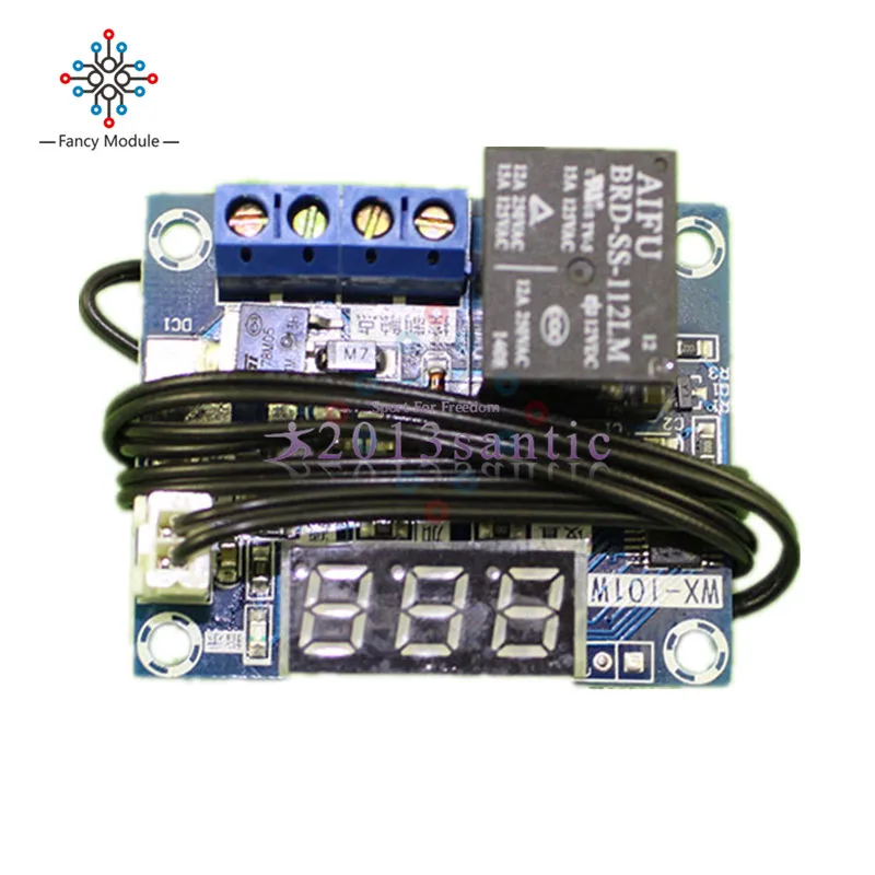 Термостат цифровой светодиодный температурный контроль переключатель доска цифровой регулятор температуры G2-005 сенсор-40-120C WX-101W