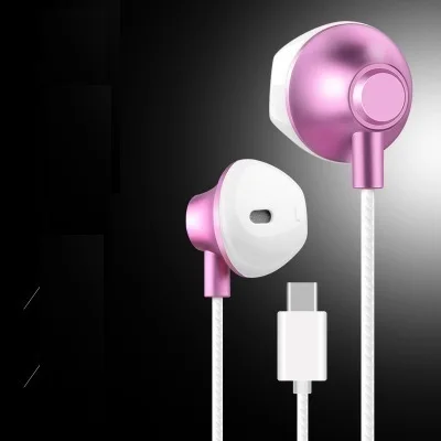 Type C Metal Earphone In Ear Headset With Mic Wire Control Earbuds Plug With Volume Control Speaking Bass Earphones For Phone PC  (6).jpg