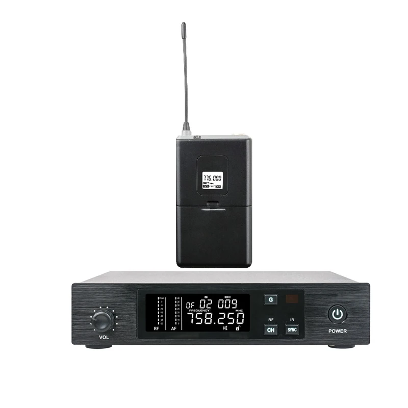 Высокое качество! Профессиональный беспроводной микрофон UHF петличный с