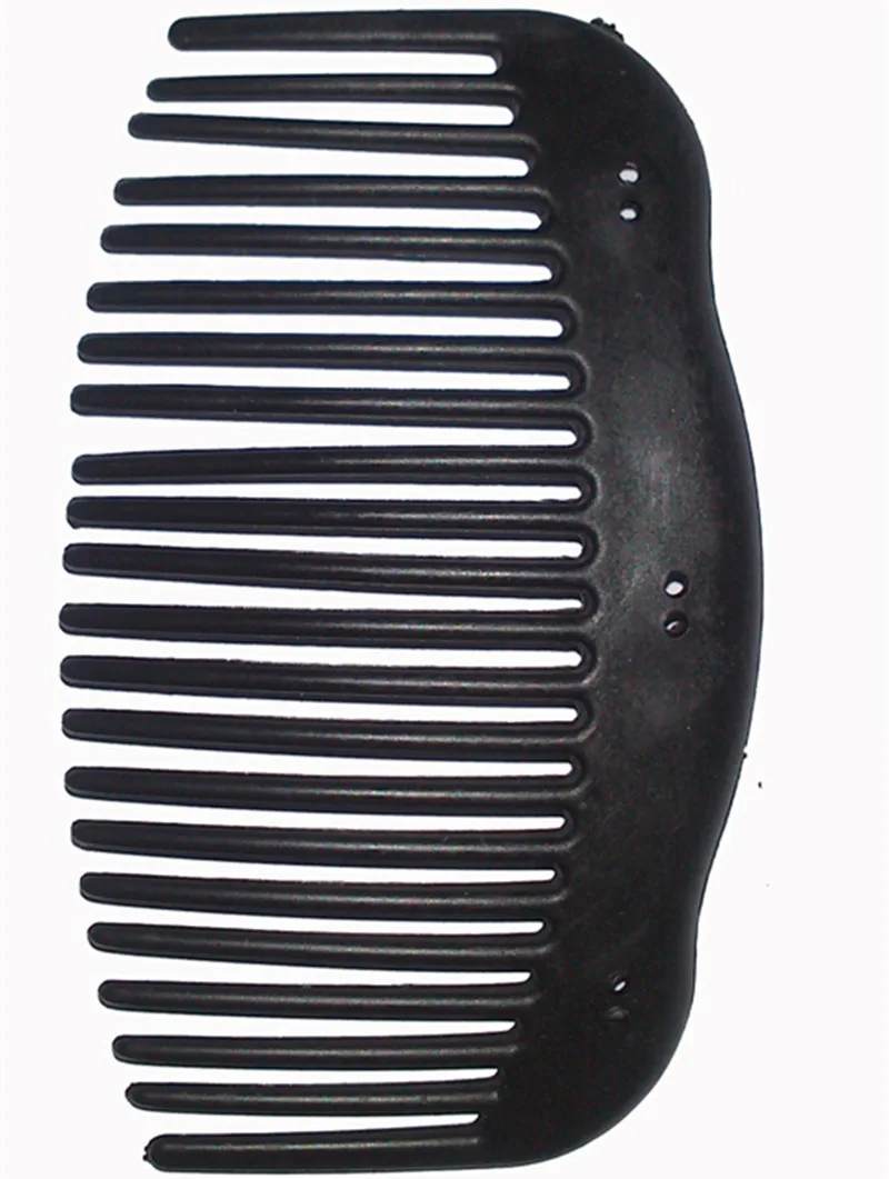 

100 pcs/lot plain plastic combs with curvy sides high quality diy wooden magic comb accessory