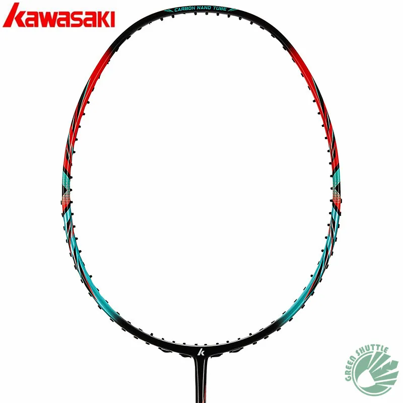 

2019 Genuine Kawasaki 30T High Rigidity Carbon Fiberr Tension 666 Ad Badminton Racket High Tension G5 Racquets With Gift