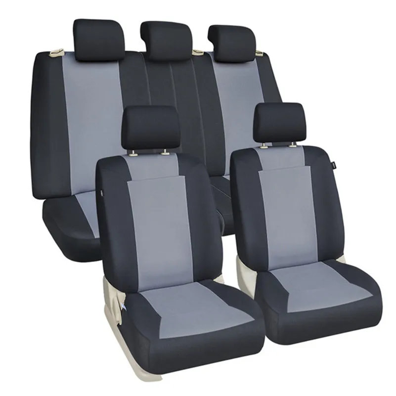 

New PIC AUTO Polyester Fabric Car Seat Cover 3D Splicing Technology Universal Car Seat Cover Protector Car Interior Accessories
