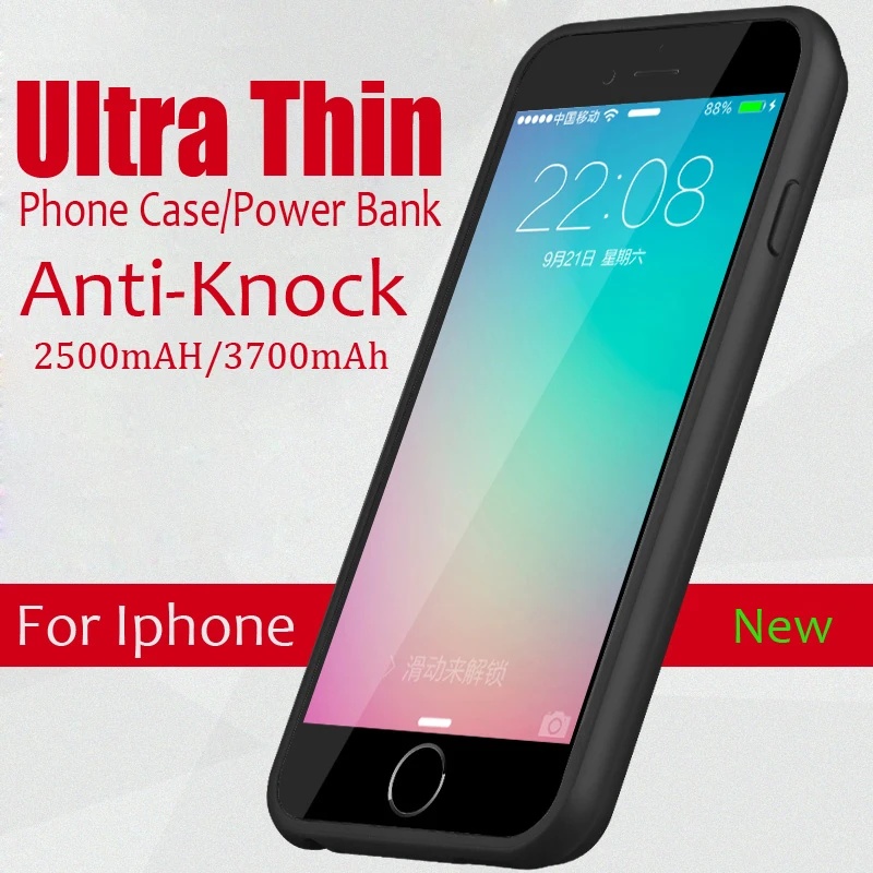 imágenes para Cajas del teléfono de potencia ultra delgado para iphone 6 6s recargable caja de batería de reserva externo para el iphone 6 6s plus de energía caso imágenes para Cajas del teléfono de potencia ultra delgado para iphone 6 6s recargable caja de batería de reserva externo para el iphone 6 6s plus de energía caso