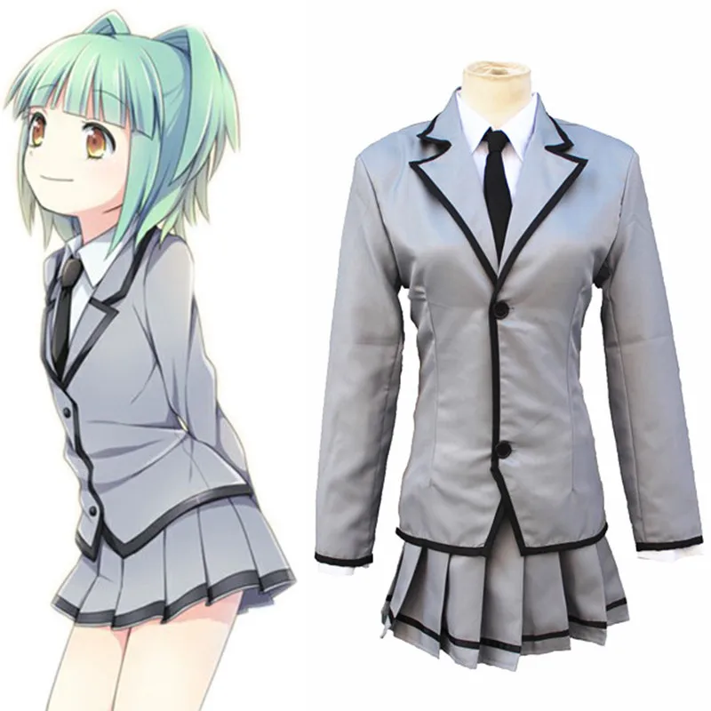

Assassination Classroom Ansatsu Kyoushitsu Kaede Kayano Cosplay Costume Kataoka Megu Full Set School Uniform
