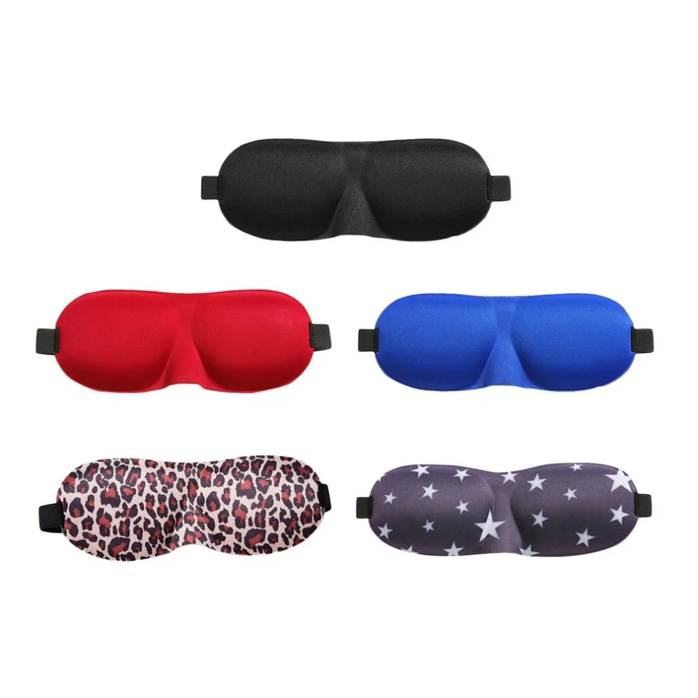 

Fashion Sponge Eyeshade Sleeping Eye Mask Cover Eyepatch Blindfolds Shield Sleep Goggles Slow Rebound Earplug For Flight Trave