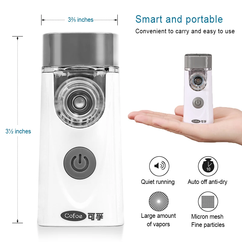 Cofoe portable air compressor nebulizer household handheld nebulizer machine Inhaler atomizer respirator humidifier kit