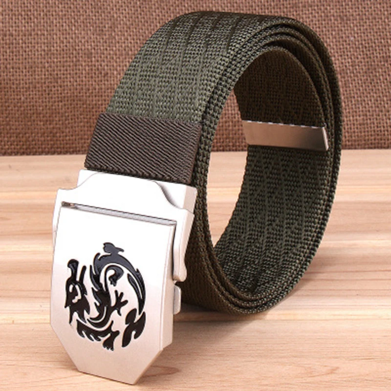 

Outdoor Mens Alloy Head Tactical Combat Belts Special Police Militar Textile Ceinture Belts Hunting Nylon Military Belt