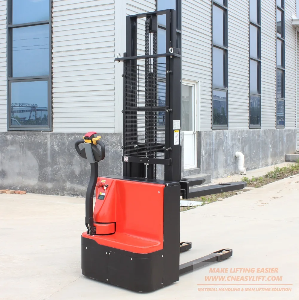 

4m 1000kg Movable hydraulic stacker lift for warehouse