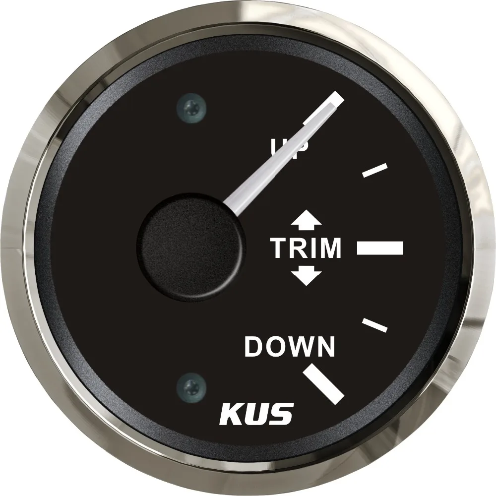 

KUS 2" Marine Boat Trim Gauge Indicator UP-DN for Vehicle Generator Marine Yacht Engine Outboard