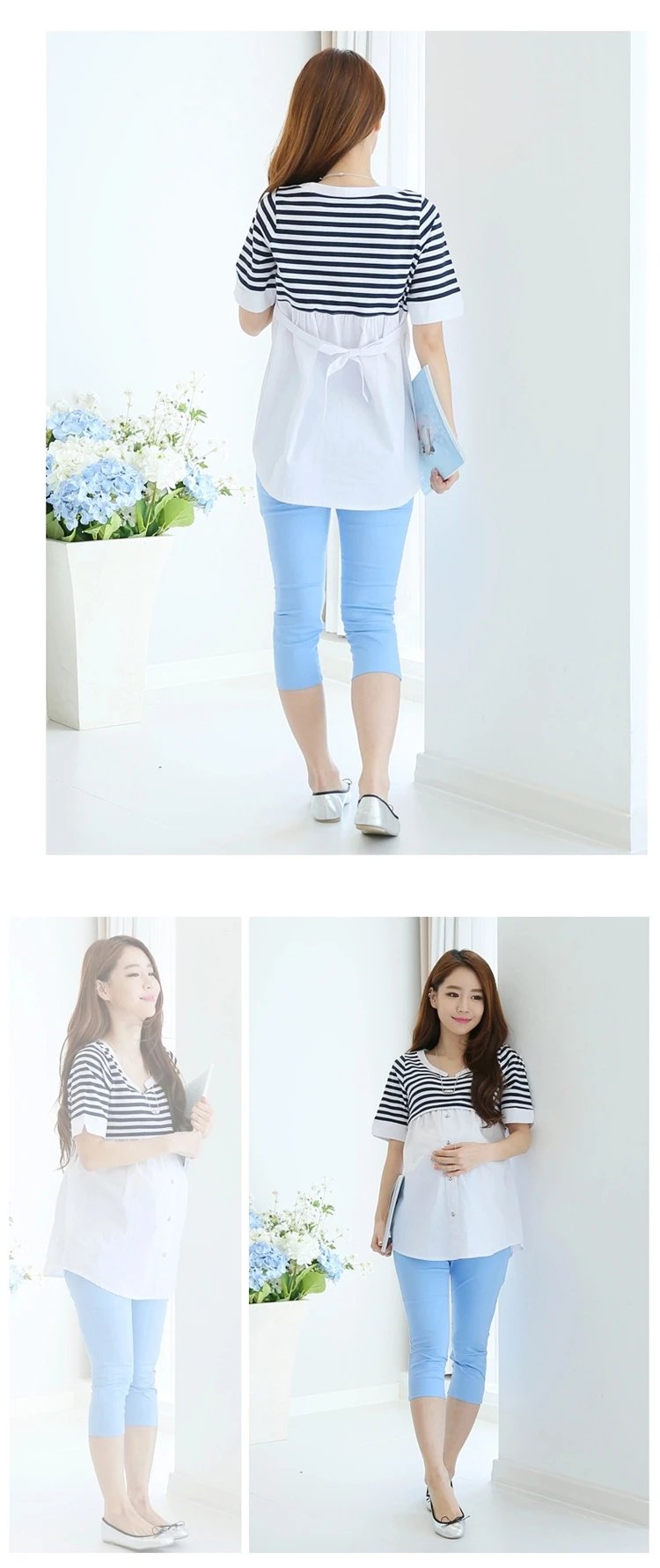 Maternity Nursing top Fashion Maternity Clothes Breast feeding Tops&T-shirt for Pregnant Women Casual pregnancy T-shirt Clothes (20)