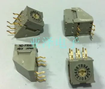 

5PCS/LOT daily open rotary encoder switch, rotary dial switch, 0-F/16 gear, NO-FA16