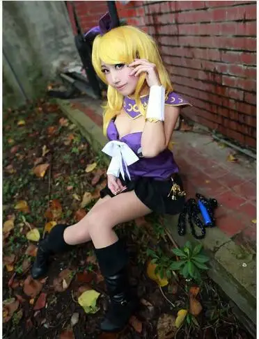 Cosplay&Ware [10]Classic Anime Fairy Tail Cosplay Costumes Lucy Heartphilia Battle Suit -Cosplay&Ware anime Shop