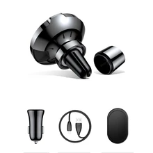 Qi Wireless Charger For iPhone X 8 Samsung Note 8 S8 S7 Fast Wireless Charging Magnetic Car Charger Phone Holder Stand