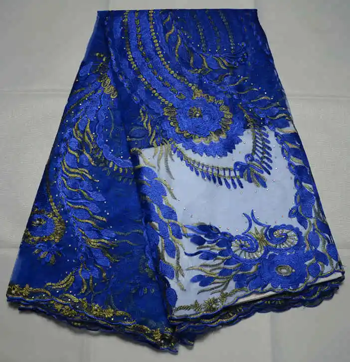 

Free shipping!new desigh high quality tulle lace Fabric/ nice Embroidery net Lace fabric 2016