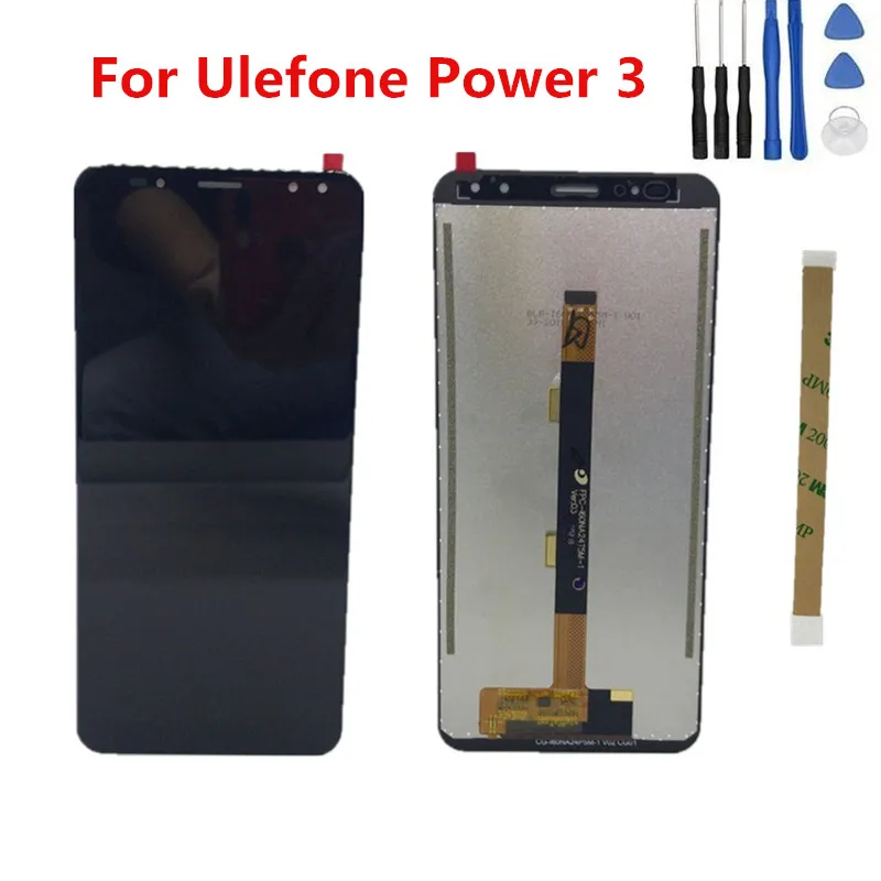 

Gifts Tools+For Ulefone Power 3 3S Cellphone 6.0'' LCD Display+Touch Screen Digitzer Assembly Repair Accessories