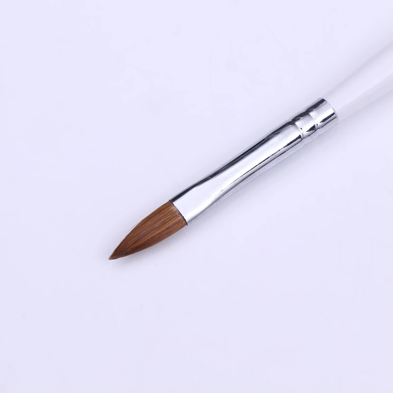 1 шт. № 8 Съемная колонковая акриловая кисть для ногтей УФ-гель Кисть для рисования набор для маникюра Лак для ногтей Ручка инструмент