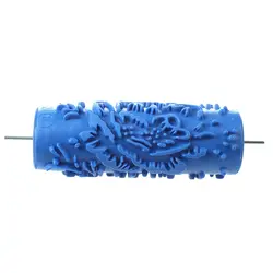 Empaistic 15 см украшения стены краски ролики увеличенный узор цветы для декорирующая машина-синий