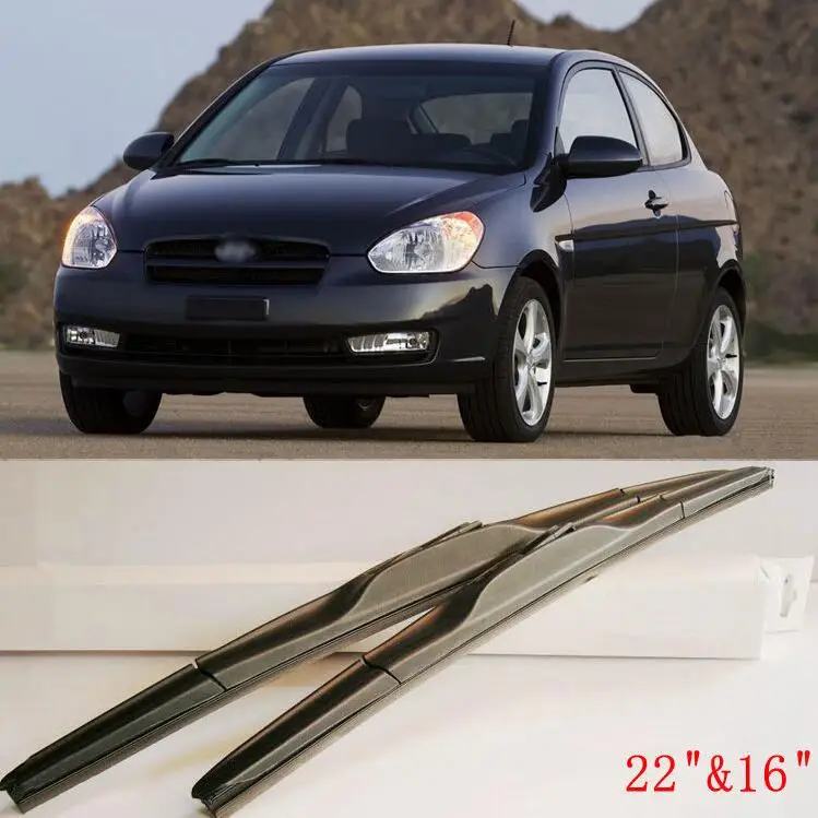 Aerodynamic Frameless Rubber Windshield Wipers Blades For U Hook