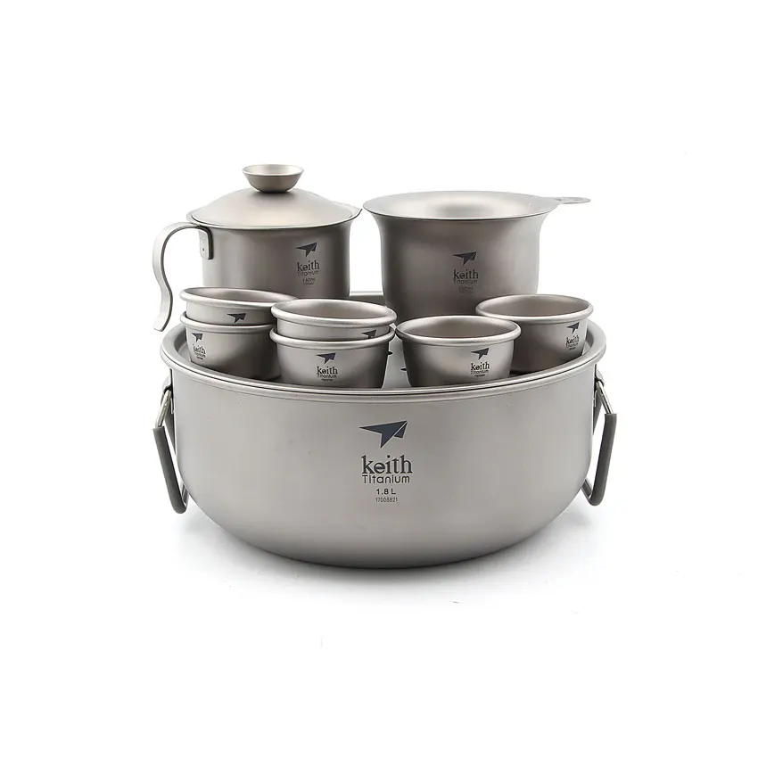 Keith Ti3900 de taza de té Camping taza de té hervidor de agua al aire libre hervidor de té de 1000 ml KA100