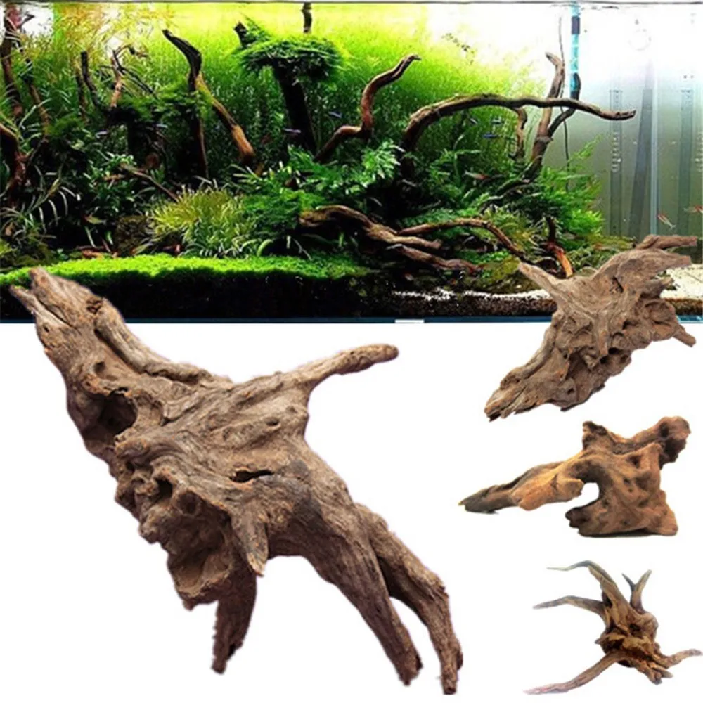 Аквариум driftwood natural ствол дерева аквариум для аквариума украшение для аквариумов тонущий деревянный корень озеленение