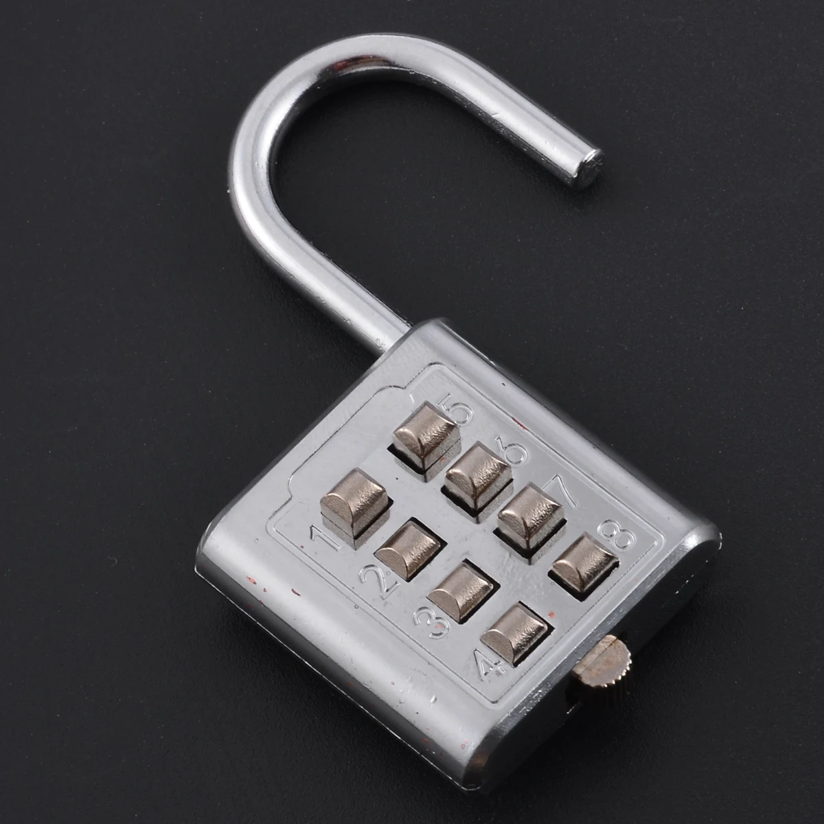 Anti-theft Button Combination Padlock 8 Digit Push Password Lock for Locker Drawer Cabinet Door Hardware
