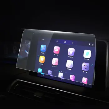 

1pcs Car Interior Sticker 8inch GPS Navigation Screen Steel Protective Film For Peugeot 3008 4008 5008 2017 2018 Accessories