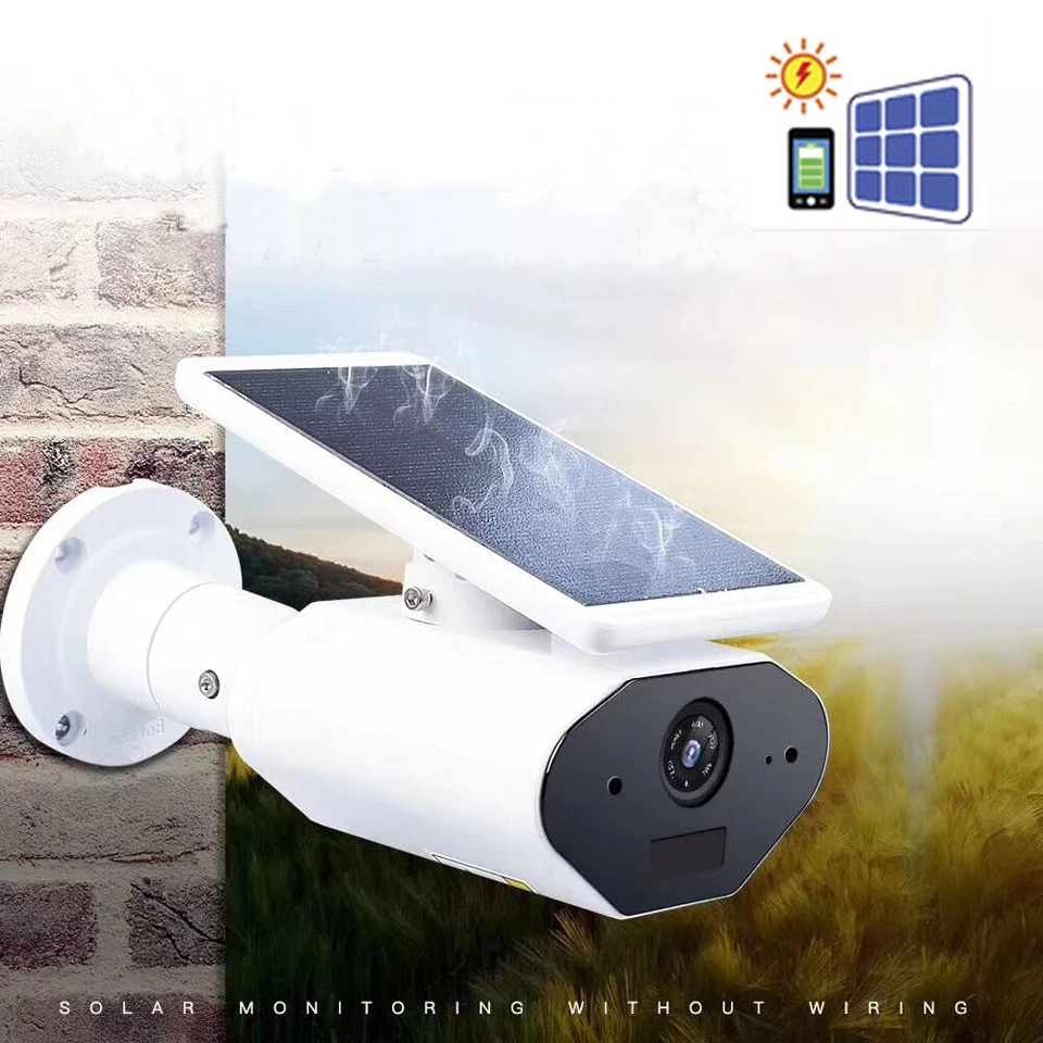 Wi Fi камера батарея питания безпроводная ip на солнечной батарейке CCTV низкое
