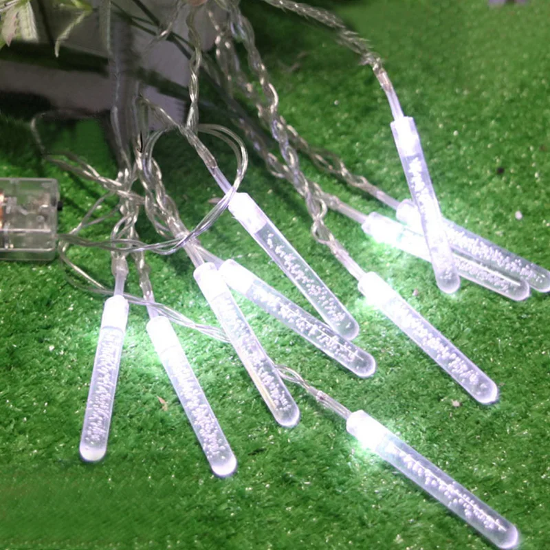 2m LED light sticks Waterproof led string battery crystal balls Bubble