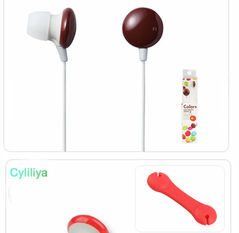 

Chocolate Candy Earphone 3.5mm interface in-ear mini cute earphone for mp3 player mobile phone 300pcs/lot