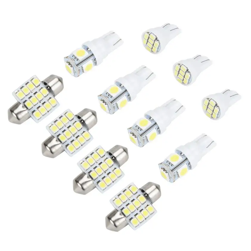 

Car Styling Car Accessories11pcs T10 31MM 1.5W COB LED Bulbs Car Festoon Reading Dome Map Light Bulb Car Light Lamp #LD