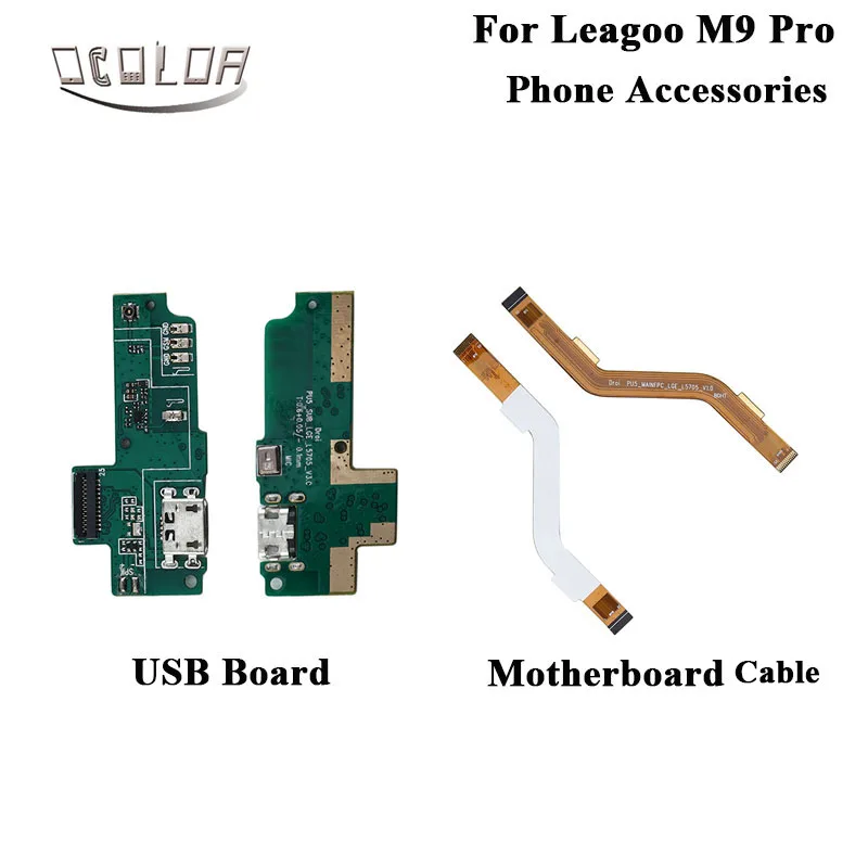 Ocolor для Leagoo M9 Pro USB плата вилка контроллера заряда Материнская кабель Ремонт Часть
