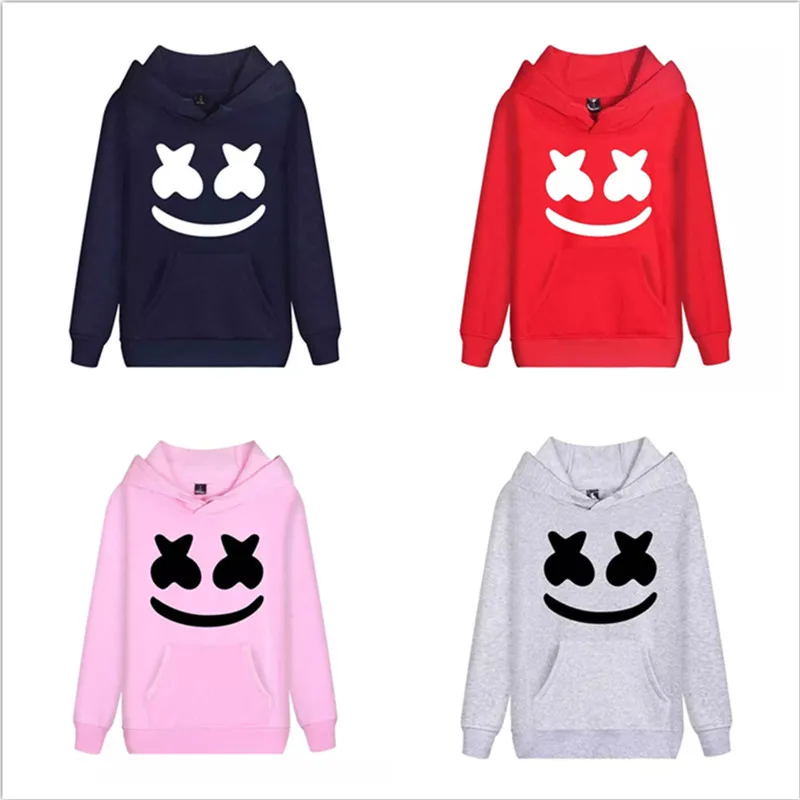 

100% Cotton Hot New Game Battle Royale DJ Marshmello colour Adult Cotton Hoodie unisex Hoodie Christmas Gift Sweater For Adults