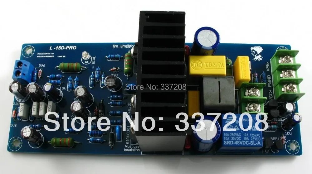 Dirakit LJM L15D Pro Stero Power amplifier papan, Irs2092