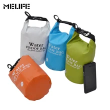 MELIFE водонепроницаемая сумка для плавания на байдарках спортивная сумка для воды на открытом воздухе ПВХ для хранения при сплаве сухие сумки с ремешком 2L 5L