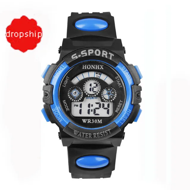 2017 Waterproof Children Boy Digital LED Quartz Alarm Date Sports Wrist Watch dr 2017 Waterproof Children Boy Digital LED Quartz Alarm Date Sports Wrist Watch dr