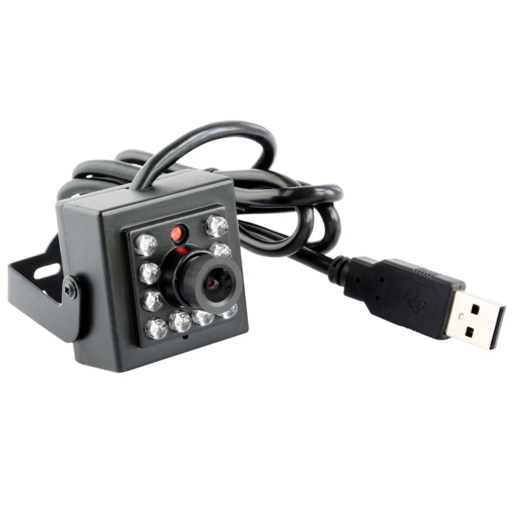 ELP Free Drive 720P HD Mini USB веб камера инфракрасная ночного видения с микрофоном для