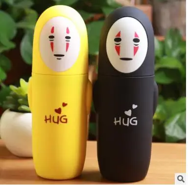 

260ml ghost face creative travel thermal insulation bottle portable