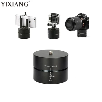 

YIXIANG Time lapse 360 degree Auto Rotate Camera tripod head base 360 TL timelapse For Xiaoyi for Gopro Camera SLR for iphone