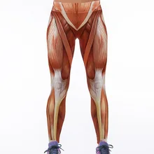 Plus Size Muscle Digital Printing Women s Fitness Leggings Workout Pants Ladies High Waist Leggins Quick