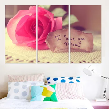 

Unframed Oil Paiting Flower Rose A4 Printed HD Poster Wall Art Landscape Canvas modular pictures Home Decoration Mother's Gift 3