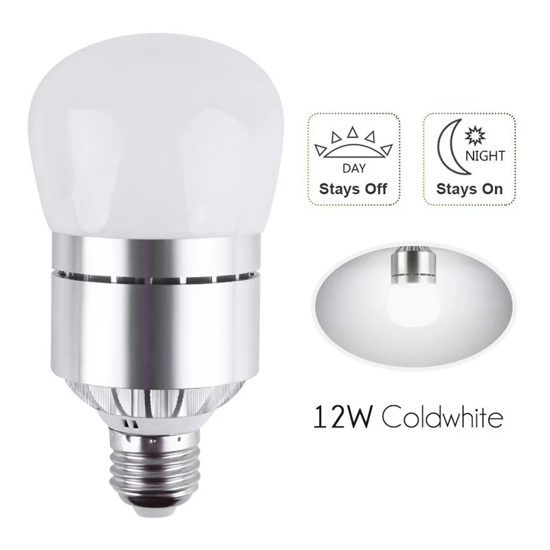 ARILUX E27 светодиодный свет AC85-265V IC драйвер Тип 12 Вт 900LM белый/теплый белый фотоэлемент лампочка с сенсорным управлением
