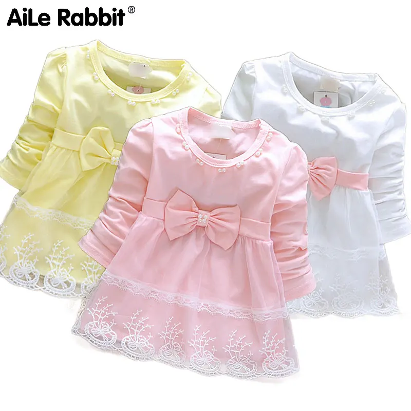 Детская одежда для девочек AiLe Rabbit футболка с длинными рукавами модная детская