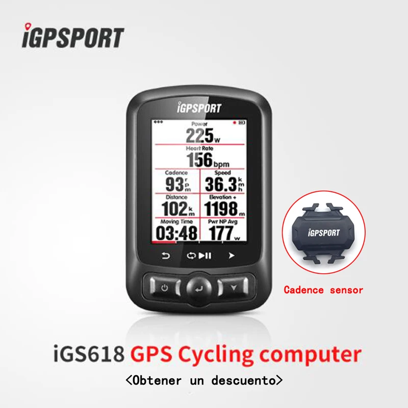 Gps Велоспорт iGS618 i gps порт Цикл компьютер gps навигация скорость метр IPX7 частота вращения/скорость Bryton Rider GARMIN EDGE 200 - Цвет: iGS618 add C61