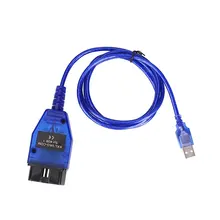 VGA USB Car OBD2 Ecu Smart Scanner Diagnostic Cable Cord Tool Tester With CD
