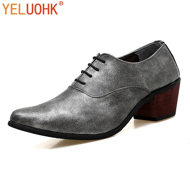 Dedo Dos Para Rendas Do Apontado Sapatas Homens blue Escritório Até Vintage Black gray Sapatos Oxfords wine De Vestem Se Red Os 4vXSq