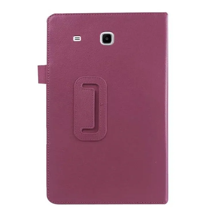 purple Чехол для samsung Galaxy Tab E 9," T560 Чехол-книжка из искусственной кожи смарт-чехол-подставка для samsung Tab E SM-T560 T561 T565 планшет Funda - Цвет: purple